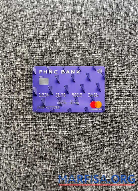 Downloadable USA First Horizon National Corporation Bank mastercard photolook front template